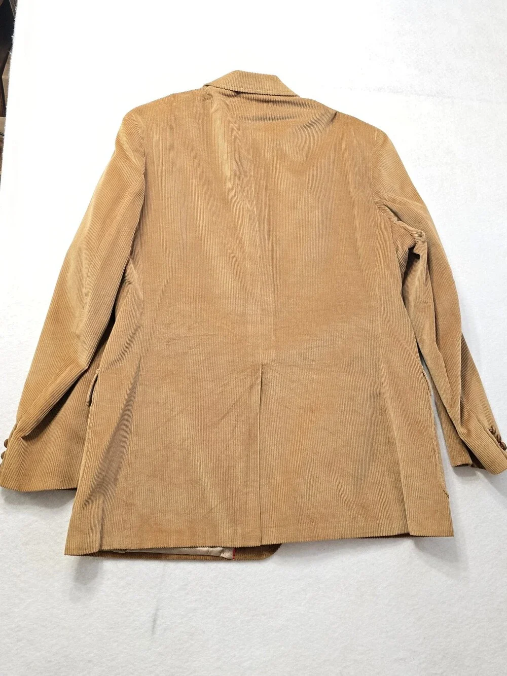 Colony Park Men's Tan Corduroy Blazer - Classic Tailored Style